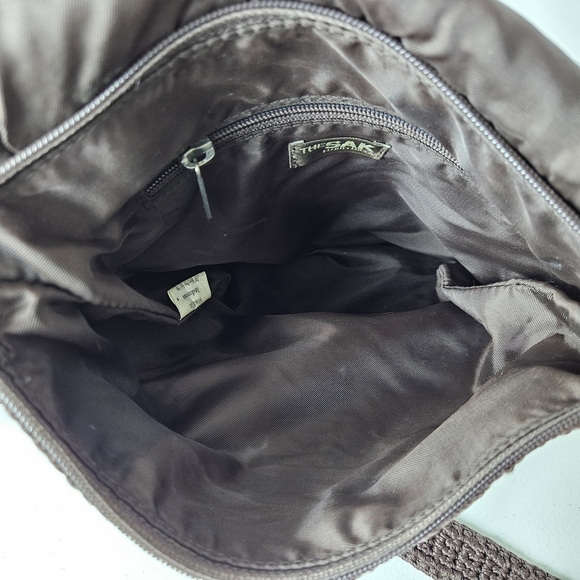 The Sak Y2K Crochet Shoulder Bag Brown - Picture 8 of 12